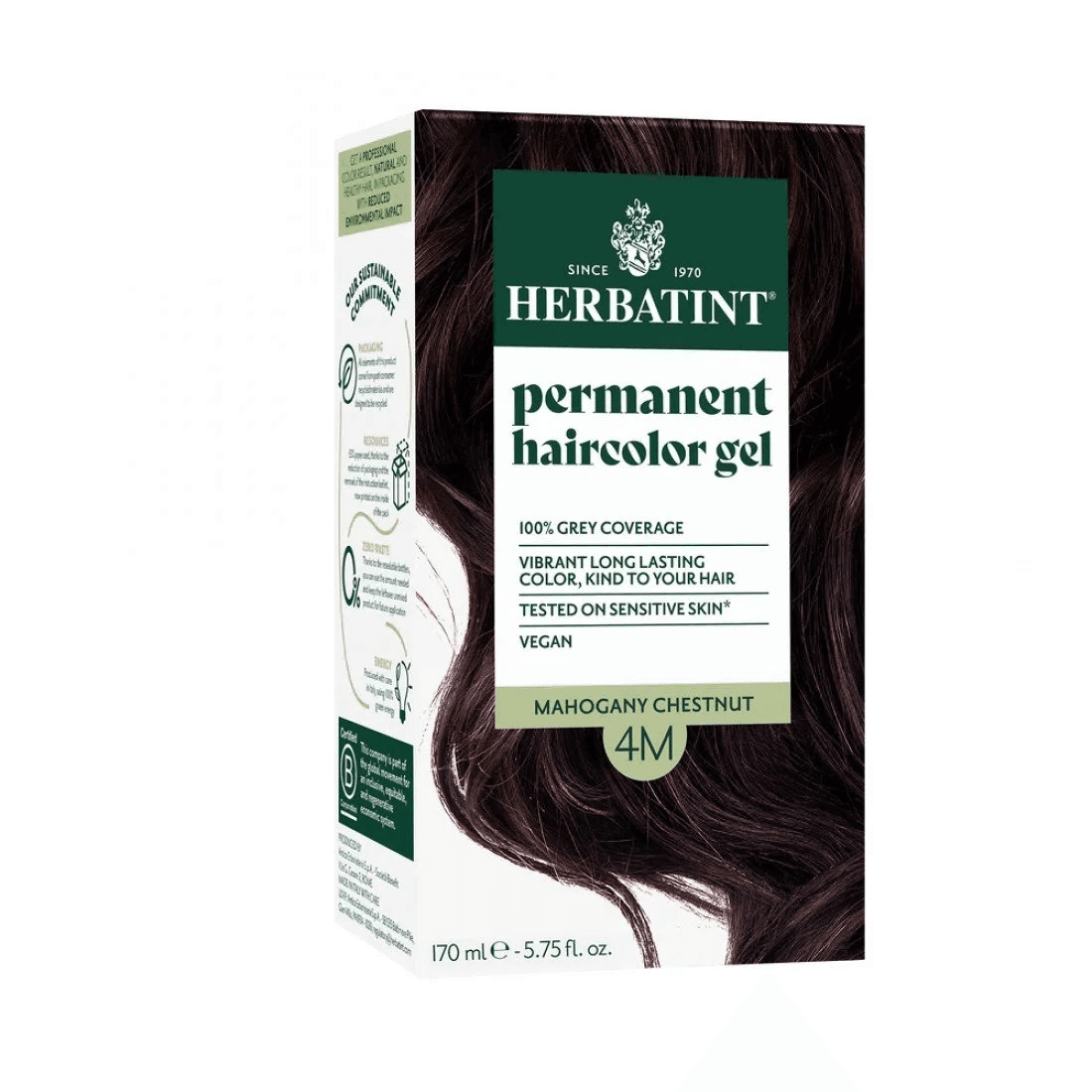 Herbatint 4m mahagónové gaštanové farbivo na vlasy 170 ml