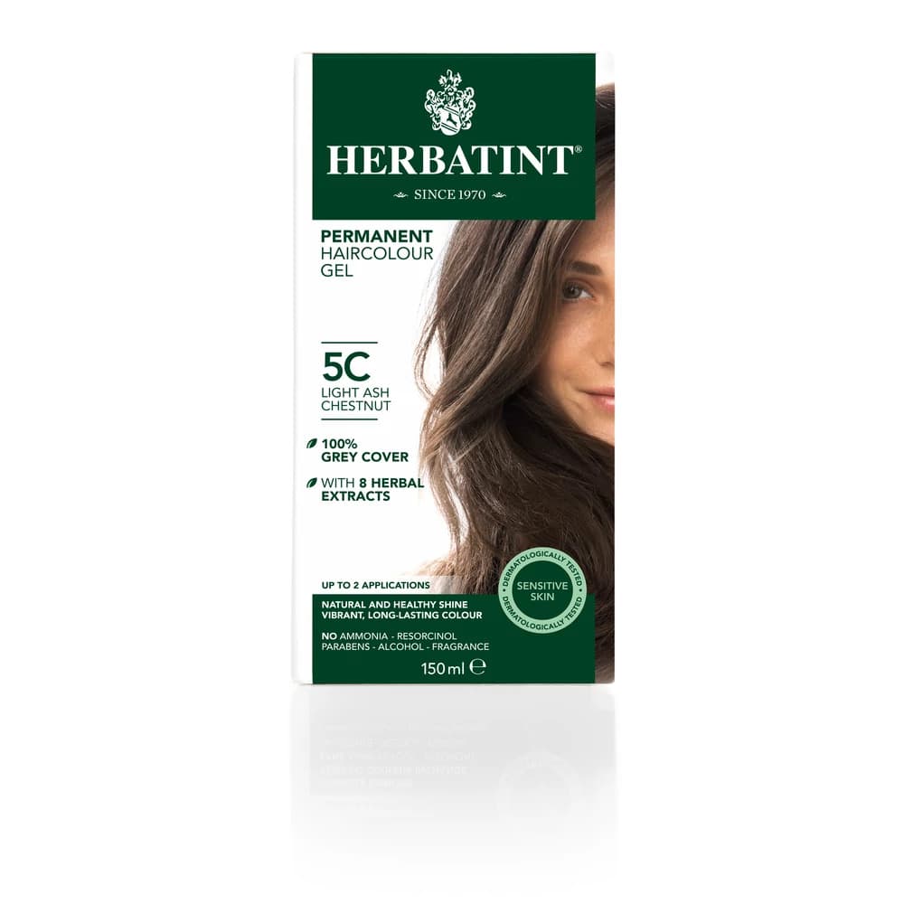 Herbatint 5c svetlá popolato gaštanová farba na vlasy 170 ml