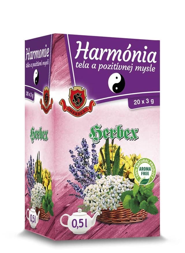 Herbex Bylinný čaj Harmónia tela a pozitívnej mysle 60 g - 90211