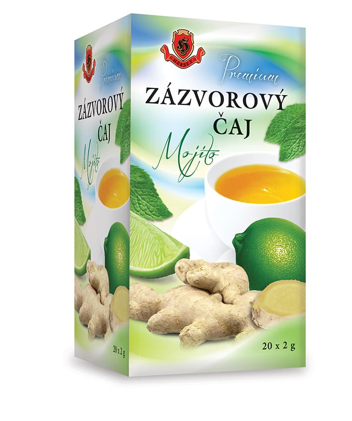 Herbex Premium zázvorový čaj Mojito 40 g - 40971