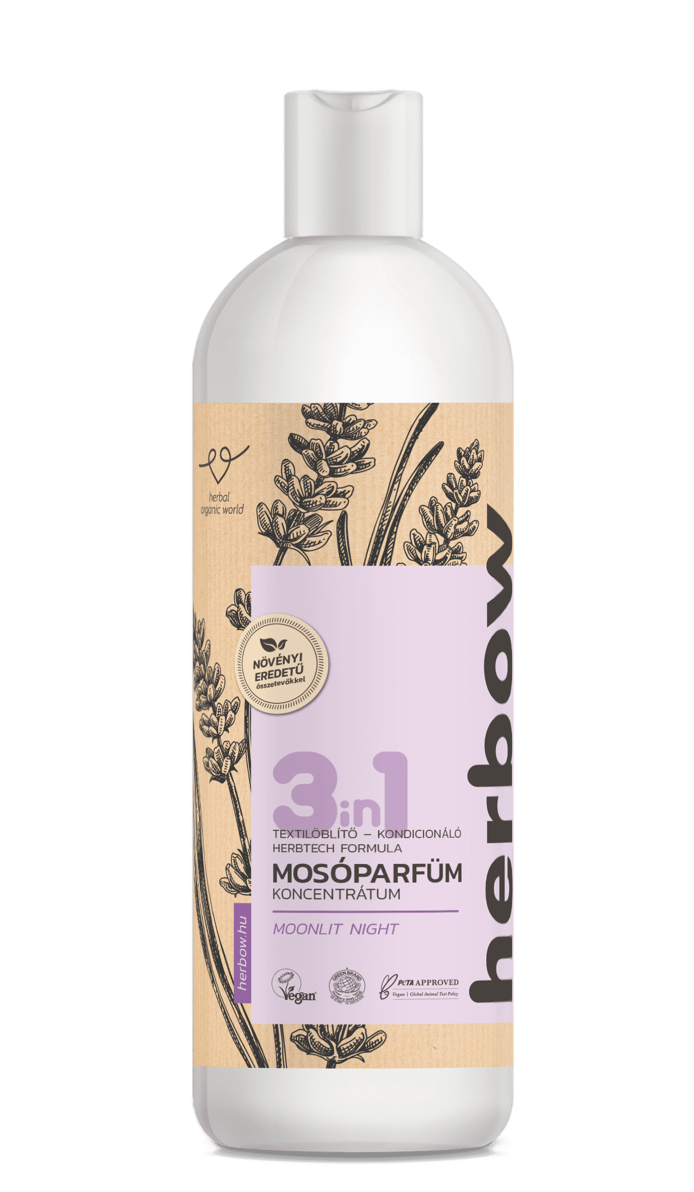 Herbow 3in1 vonný prací prostriedok, aviváž a kondicionér koncentrát 1000 ml