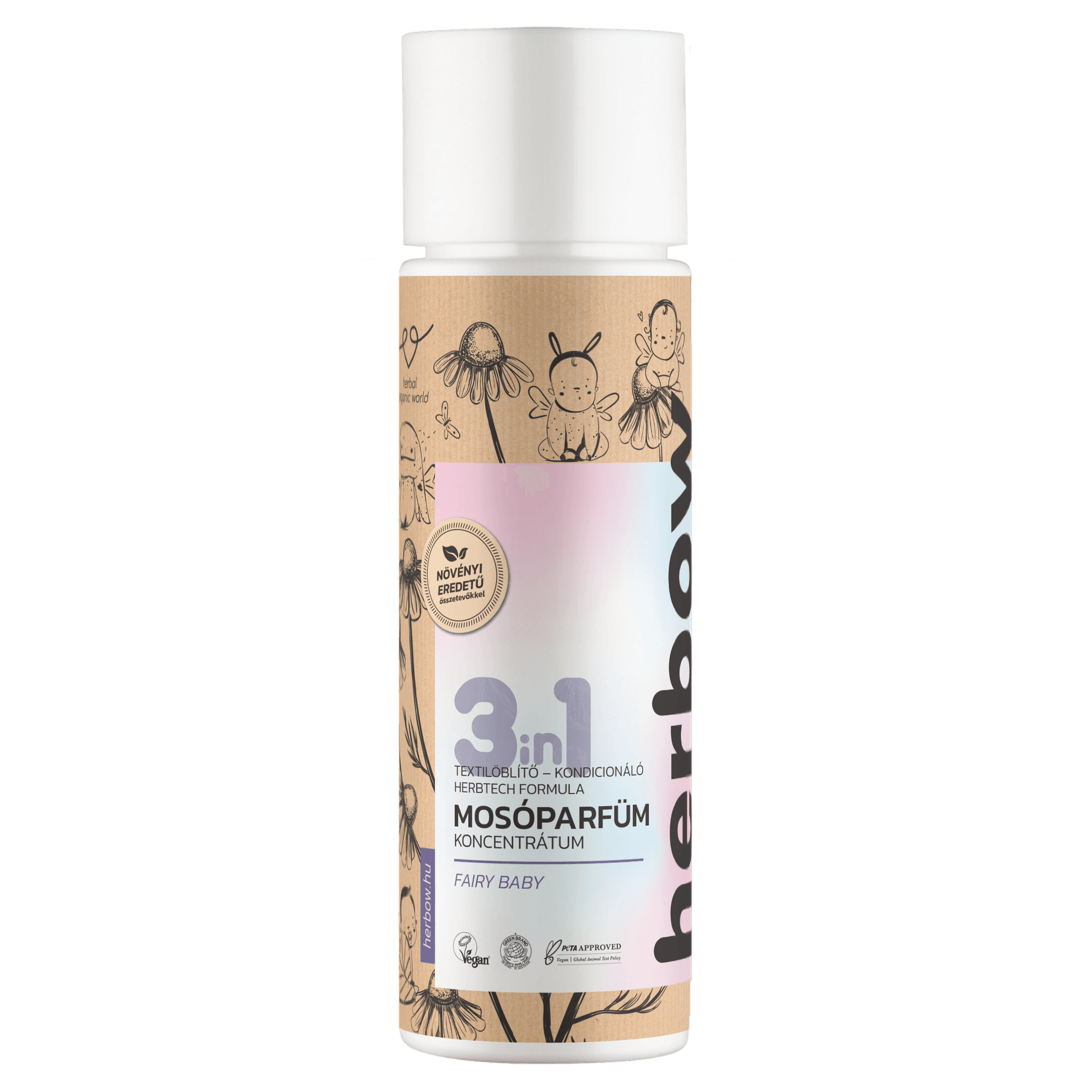 Herbow 3in1 prací parfum, aviváž a kondicionér koncentrát 200 ml