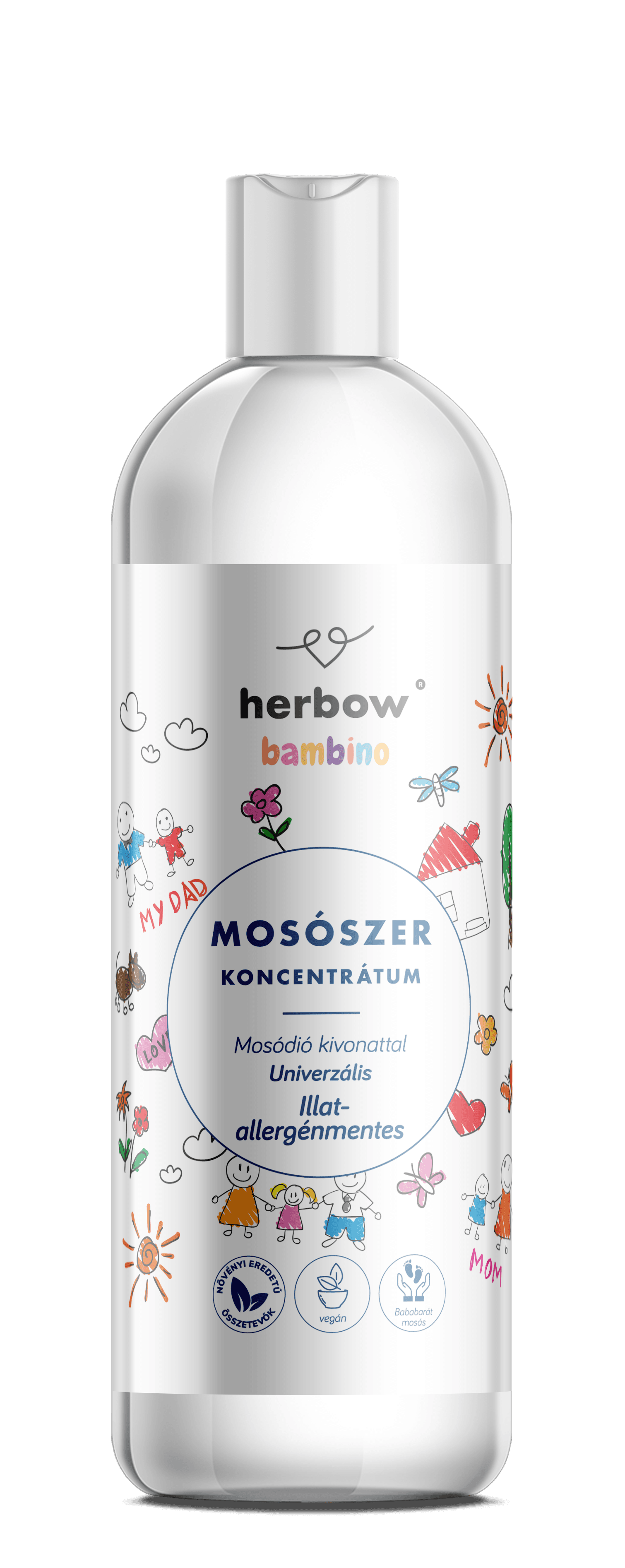 Herbow Bambino univerzálny prací gél pre citlivú pokožku 1000 ml - 90827