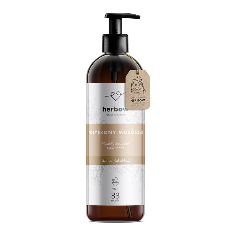 Herbow tekutý prací prostriedok na farebné prádlo Pure Nature 1000 ml