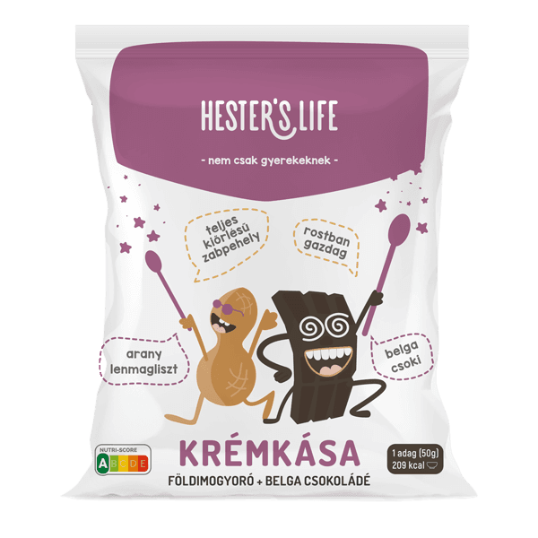 Hester`s Life ovsená kaša s krémom z arašidov a belgickej čokolády 50 g