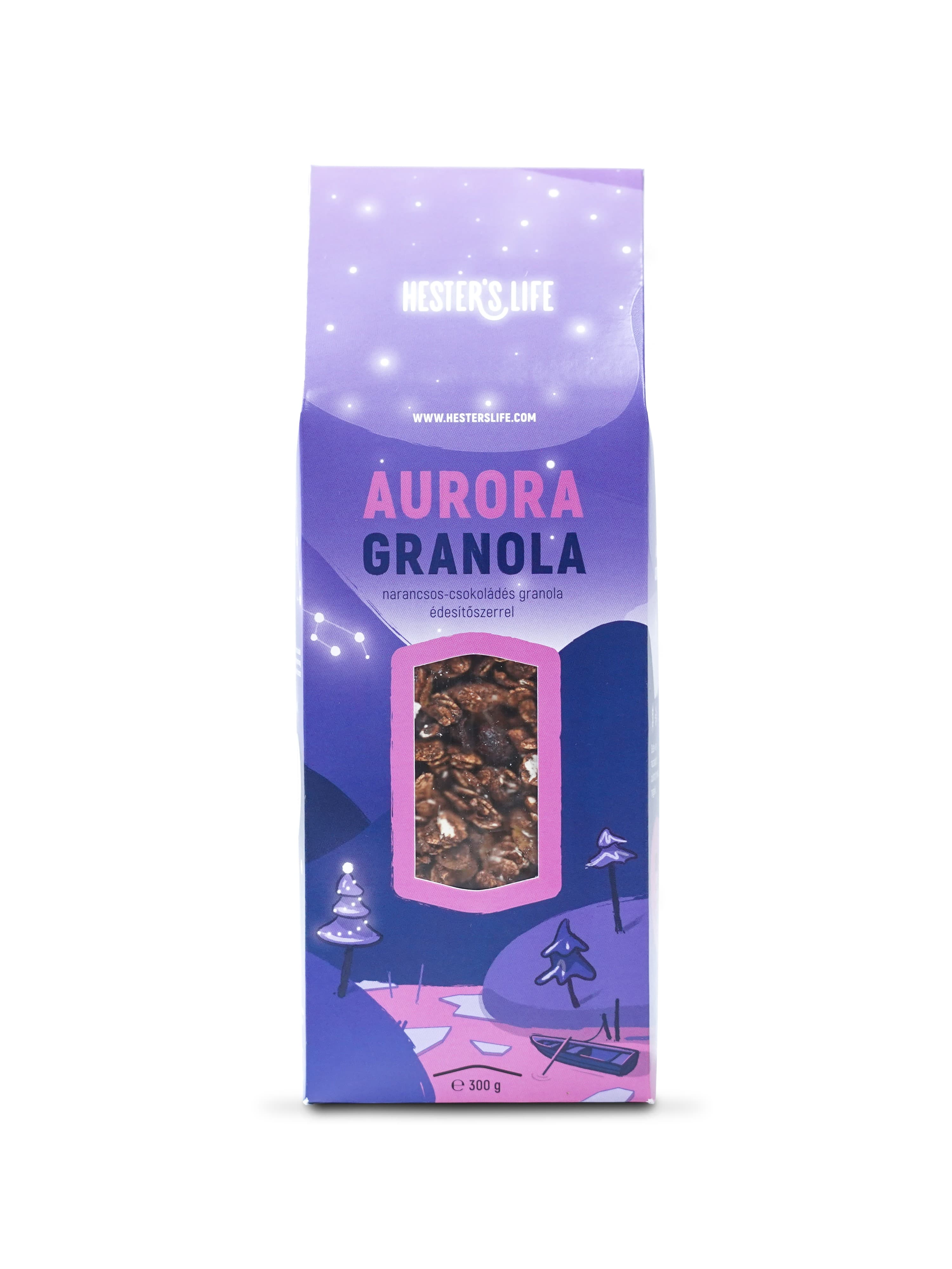 Hester's Life aurora pomarančovo-čokoládová granola 300 g