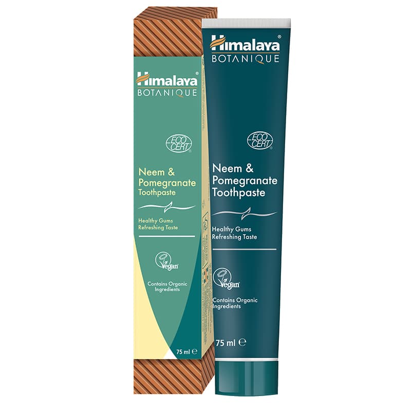 Himalaya botanique prírodná zubná pasta s rastlinou nim a granátovým jablkom 75 ml