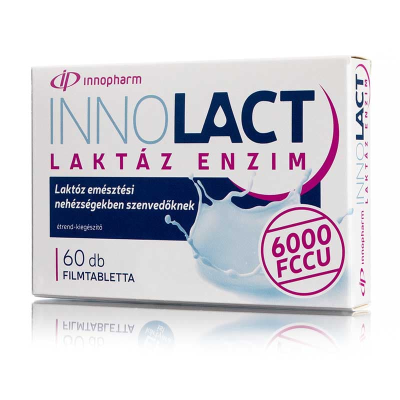 Innopharm innolact laktáz enzým 6000 fccu filmová tableta 60 ks