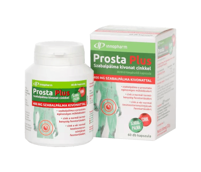 Innopharm prosta plus kaps. 400 mg saw palmetto + zinok 60 ks