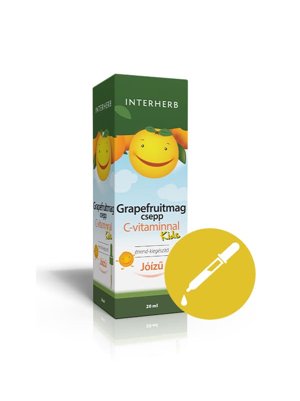 Interherb grapefruitový olej kvapky pre deti s vitamínom C 20 ml