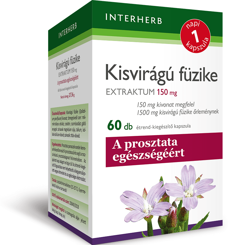 Interherb denný1 extrakt kapsule z malokvetého vŕbovca 60 ks