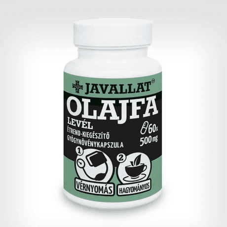 JAVALLAT® Olajfalevél – olejový list (Olea europaea) – bylinná kapsula 60 ks