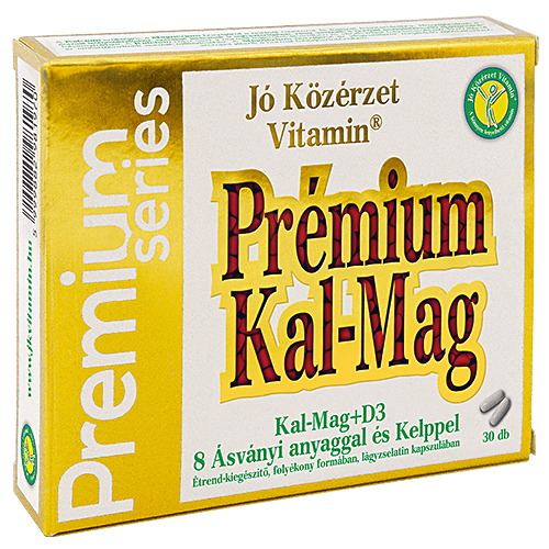Jó Közérzet prémiový kal+mag+d3 vitamín+8 minerálov+kelp kapsula 30 ks
