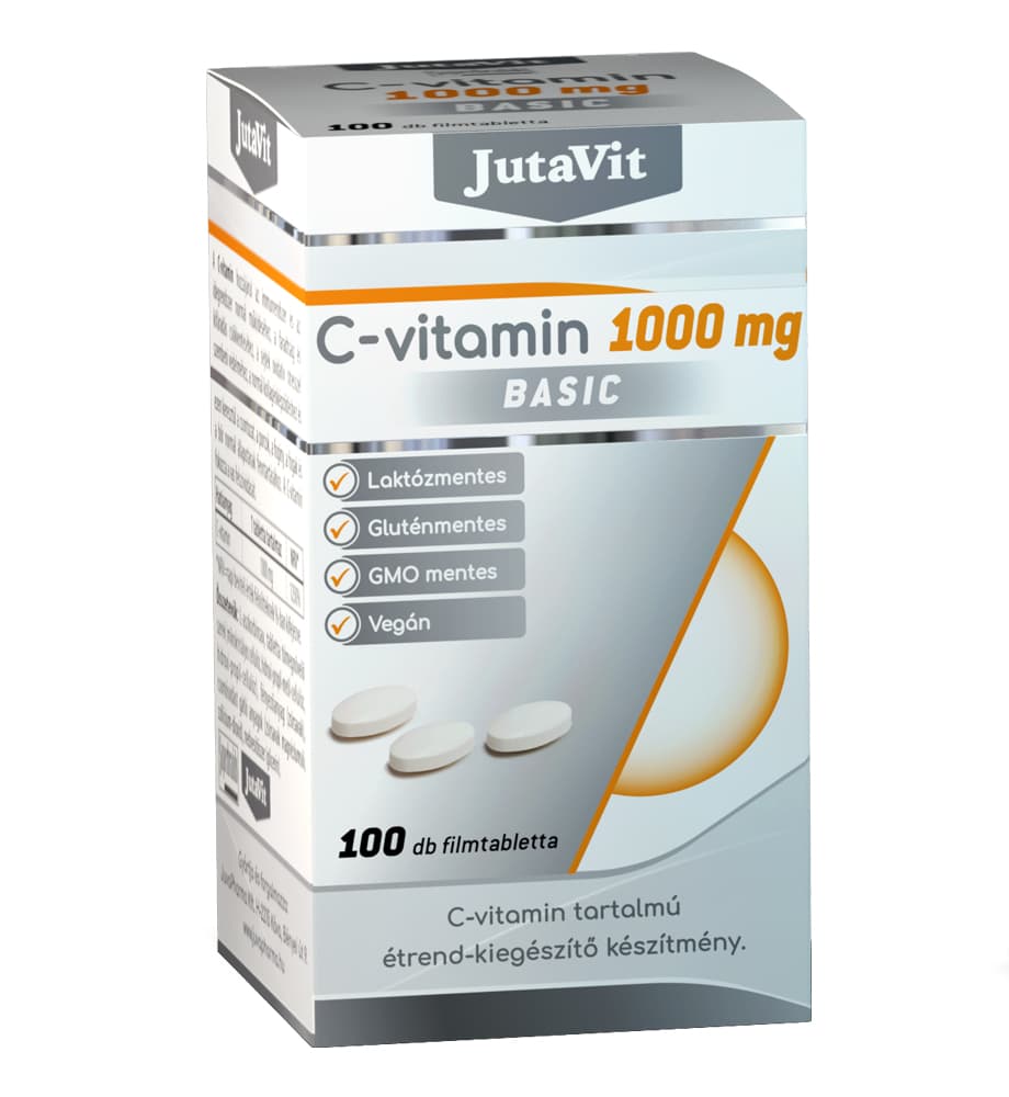 JutaVit C-Vitamín 1000 mg Basic filmom obalené tablety 137 g - 88521