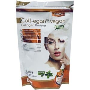 JutaVit Coll-egan Vegán Kolagén Booster s príchuťou pomaranča a maracuje 216 g - 90509