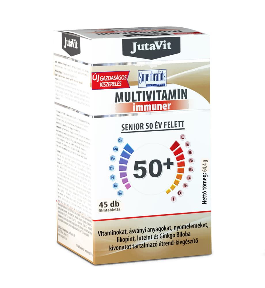 Jutavit Multivitamín pre seniorov 50+ 45 tabliet - 21709