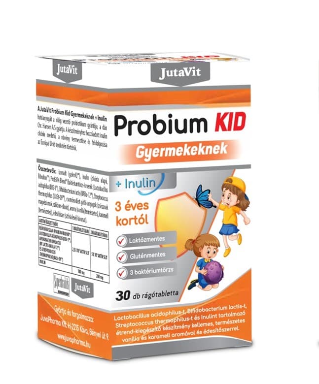 Jutavit žuvacie tablety pre deti 30 kusov - 88730