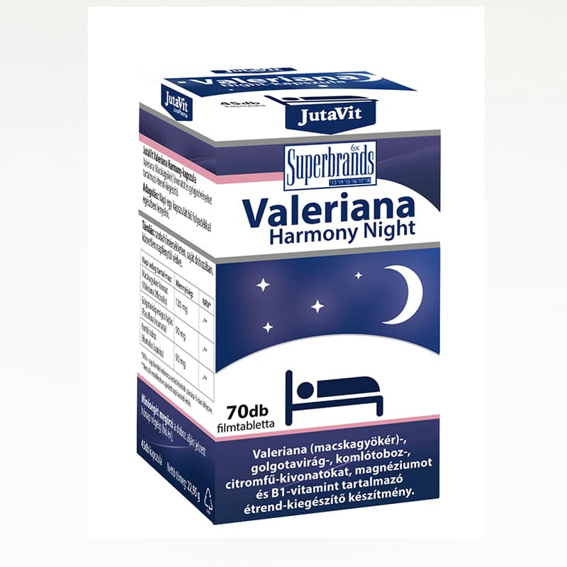 JutaVit Valeriana Harmony Night 70 tabliet - 58204
