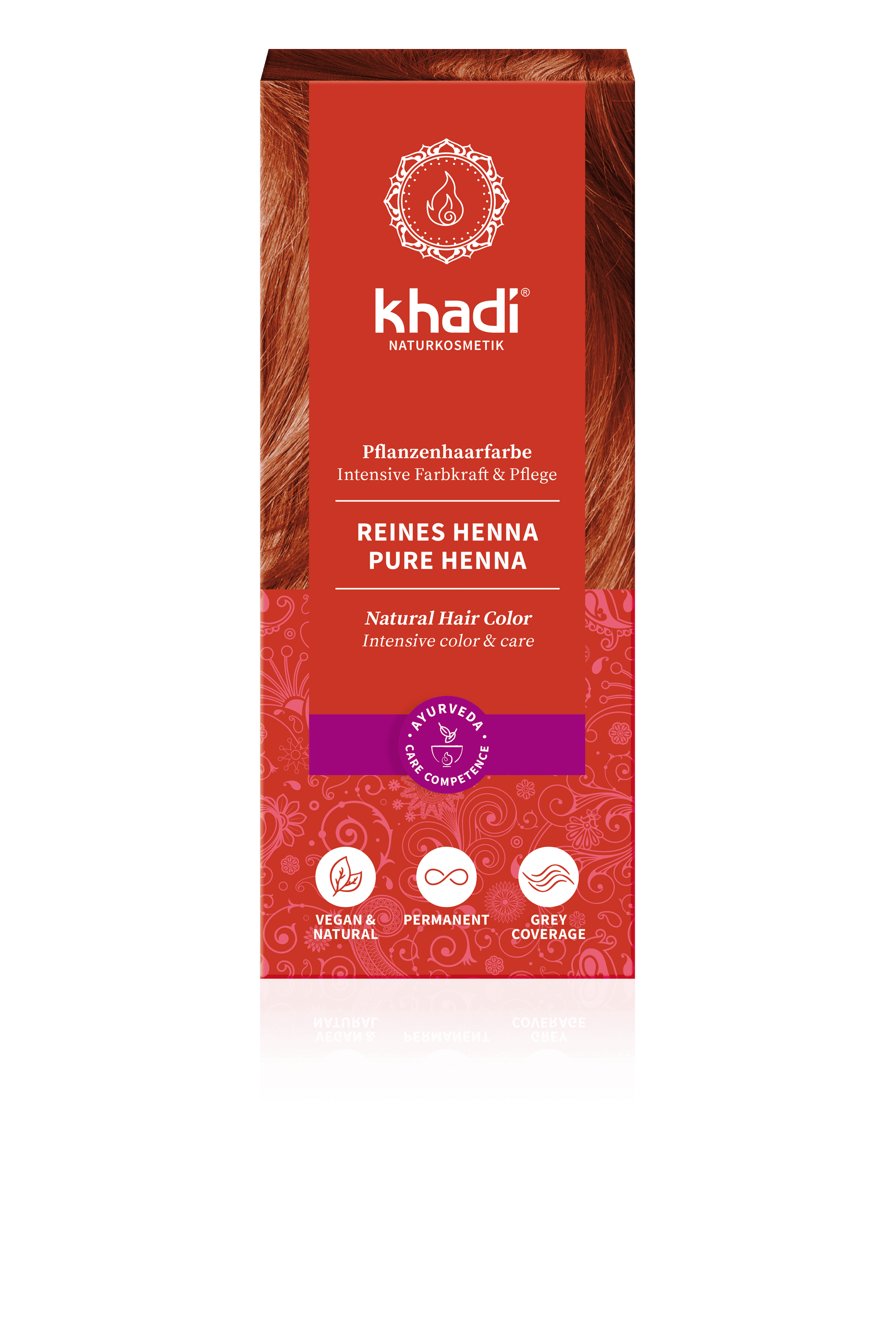 Khadi prírodná Henna na farbenie vlasov 100 g - 31514