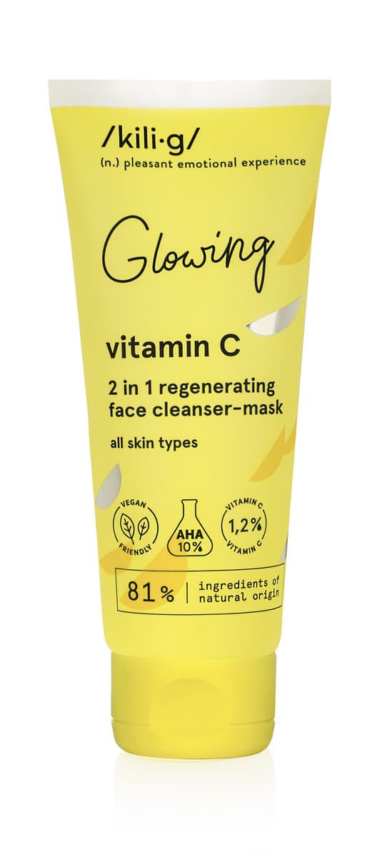 Kilig Vitamin C rozjasňujúca maska na tvár s AHA kyselinami 75 ml - 95263