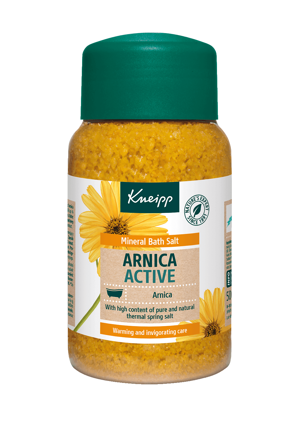 Kneipp Soľ do kúpeľa Arnica Active 500 g - 41544