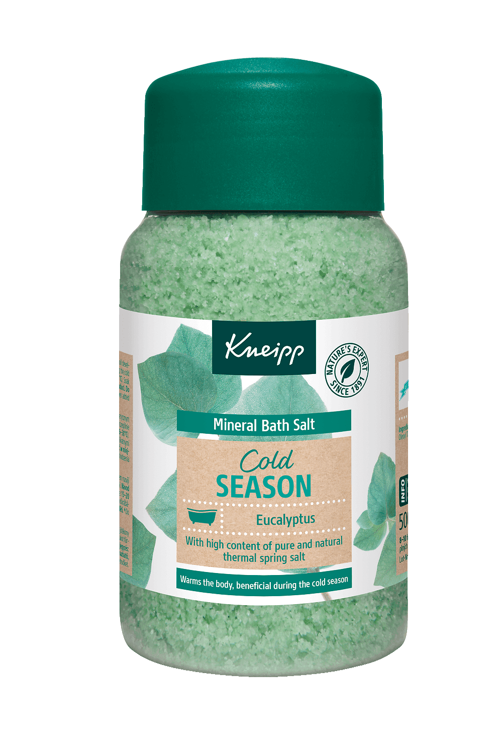 Kneipp Kryštály do kúpeľa Voľné dýchacie cesty s eukalyptom 500 g - 41551