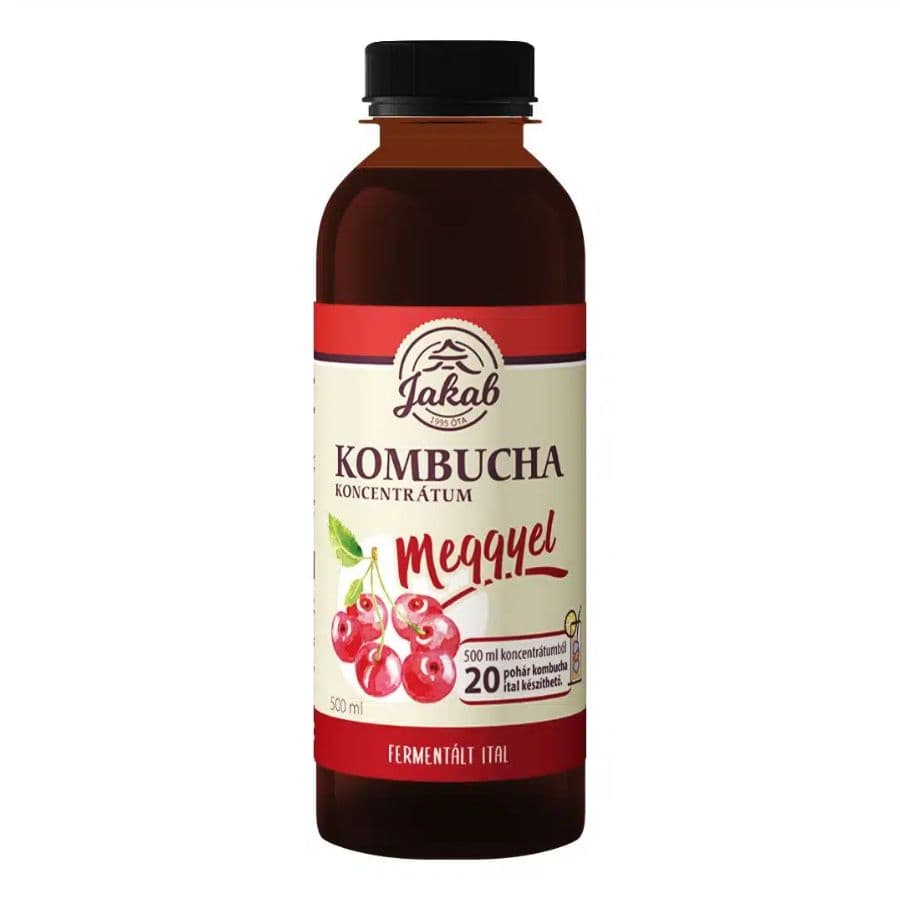 Kombucha čajový koncentrát s višňami 500 ml