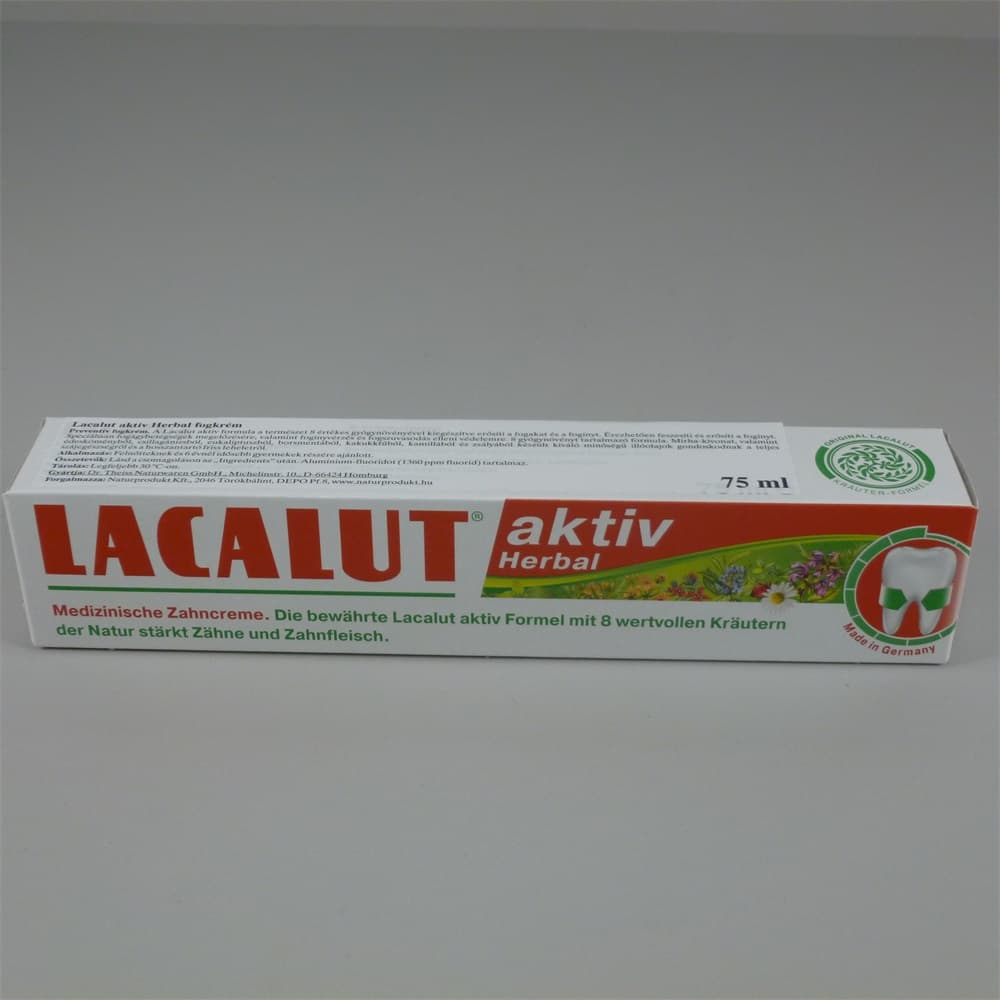 Lacalut Aktiv Bylinná zubná pasta 75 ml - 37306