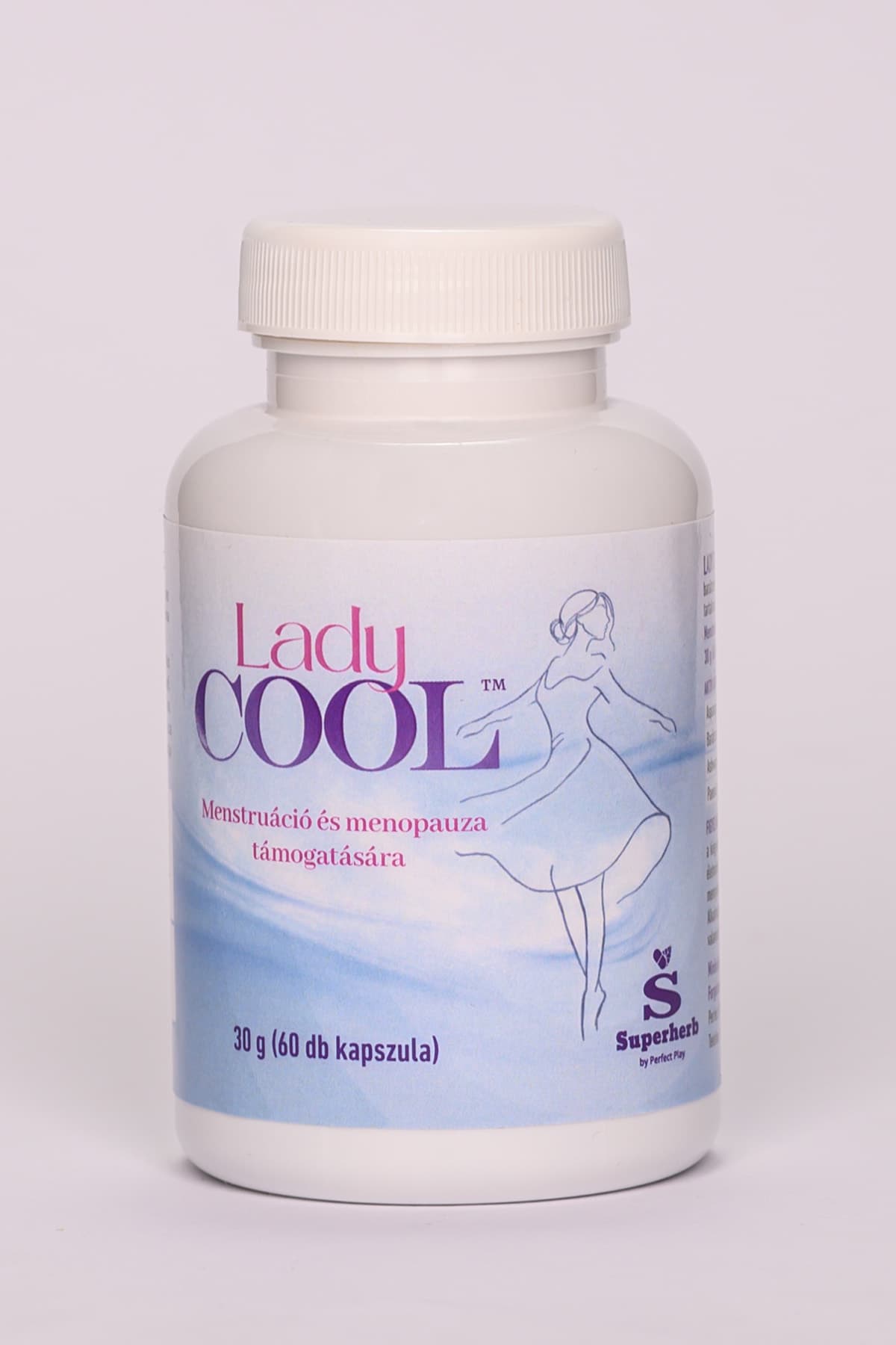 Lady Cool kapsula s obsahom dráčika, ashwagandy a bylín na podporu menštruácie a menopauzy, 60 ks