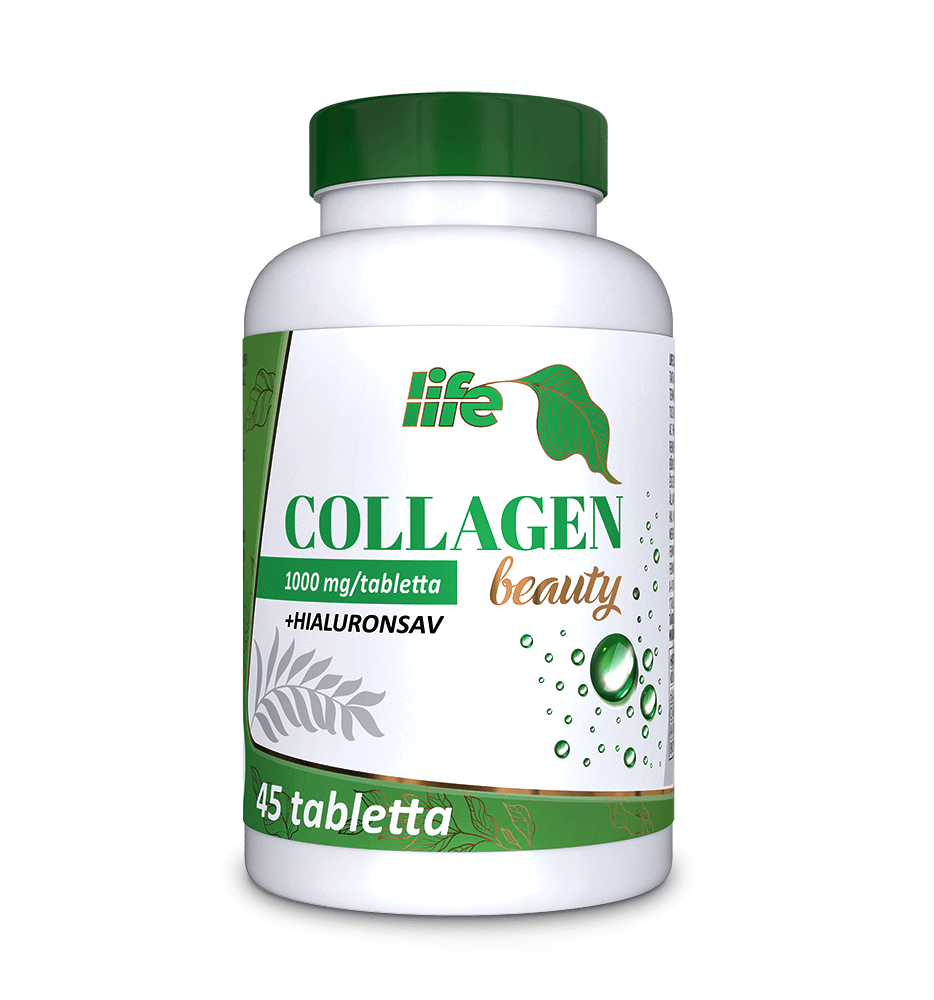 Life collagen beauty 1000mg+hyaluronová kyselina kapsuly 45 ks