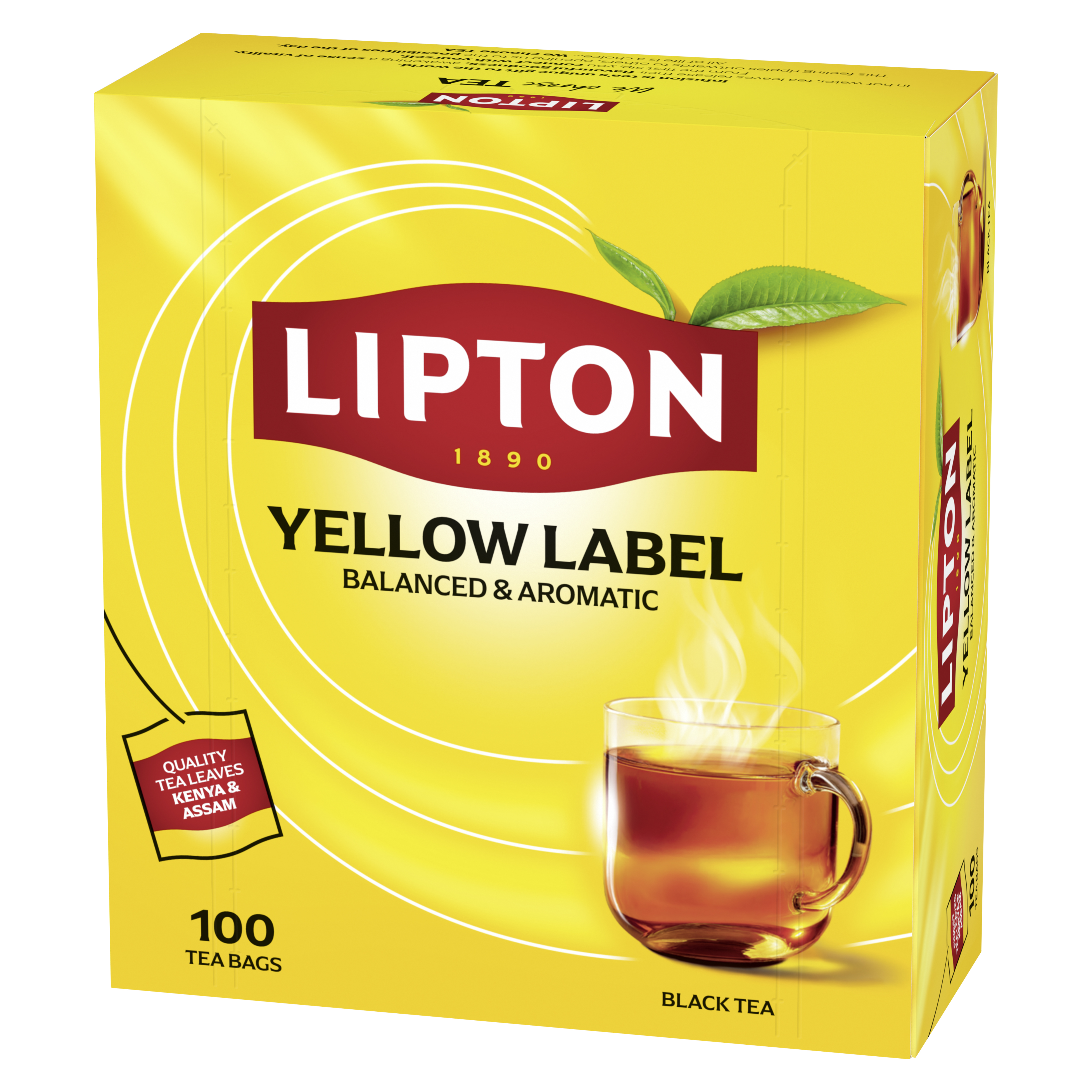 Lipton yellow label čierny čaj 100x2g 200 g