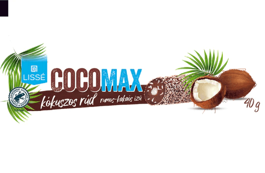 Lissé cocomax mini rum-kokosová tyčinka 40 g