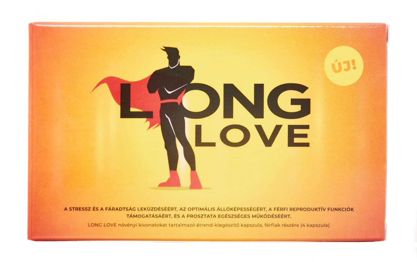 Long Love výživový doplnok pre mužov v kapsulách s rastlinnými extraktmi 4 ks