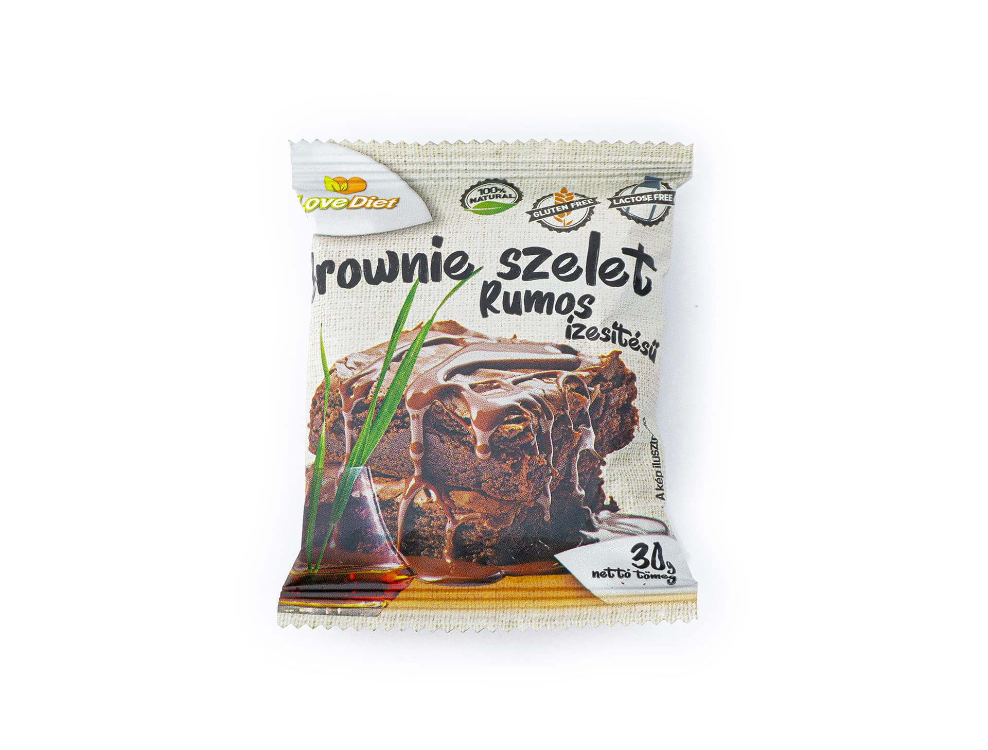 Love Diet brownie s rumom 30 g