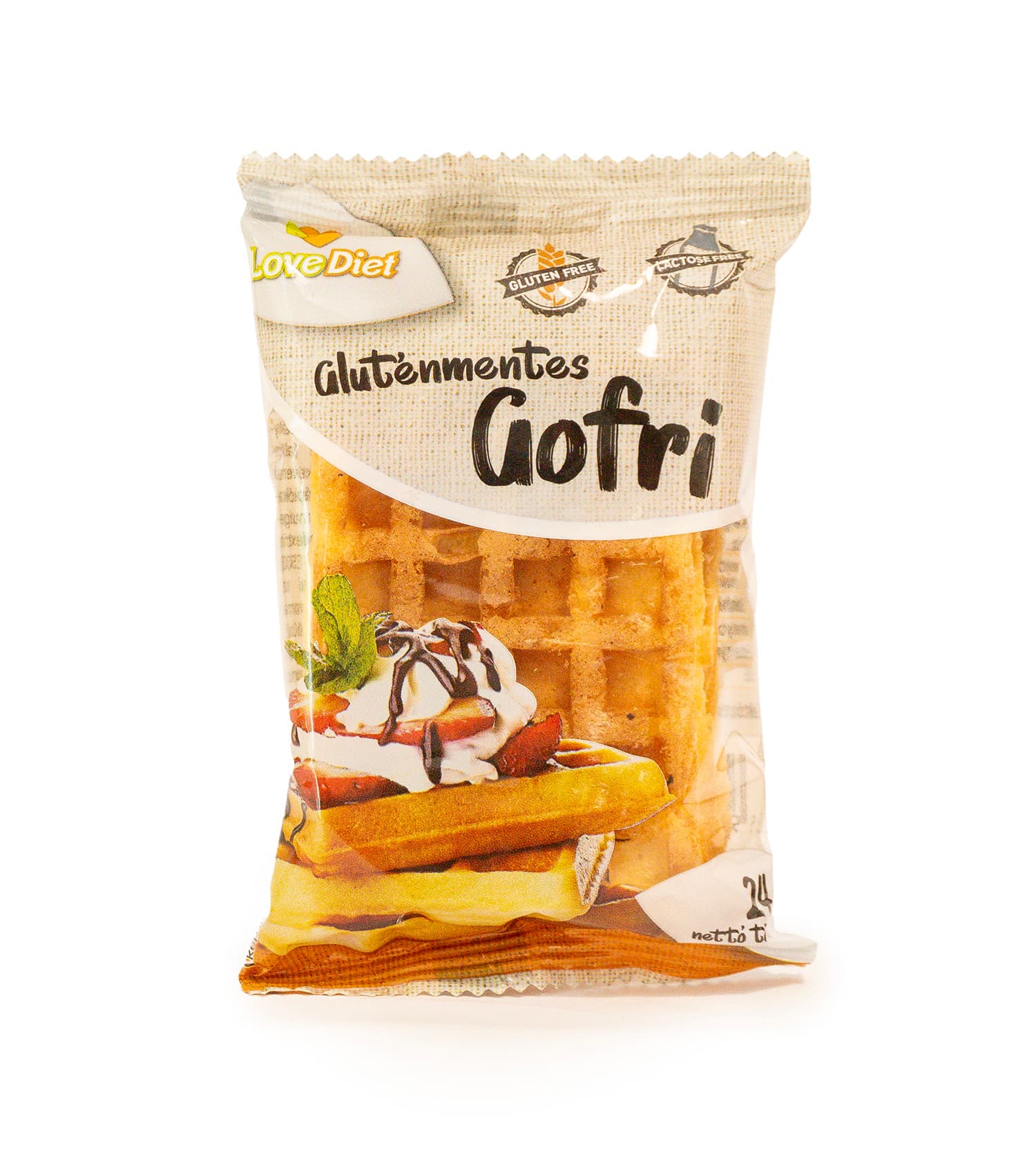 Lovediet bezlepkové vafle 24 g