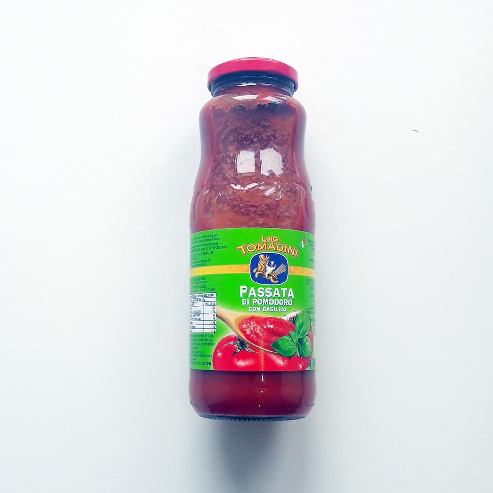 Luigi tomadini pasírované paradajky s bazalikom 680 ml
