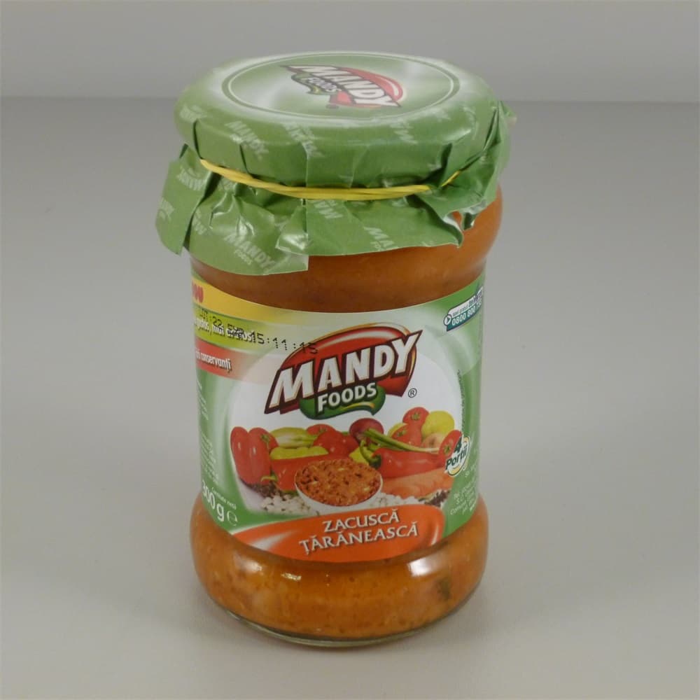 Mandy zakuszka fazuľový zeleninový pástét 300 g
