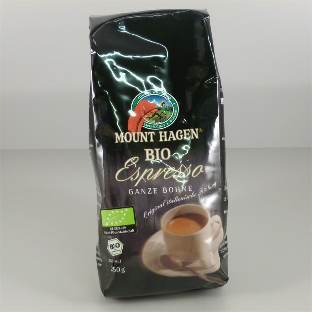 Mount Hagen organické espresso kávové zrná 250 g - 16927