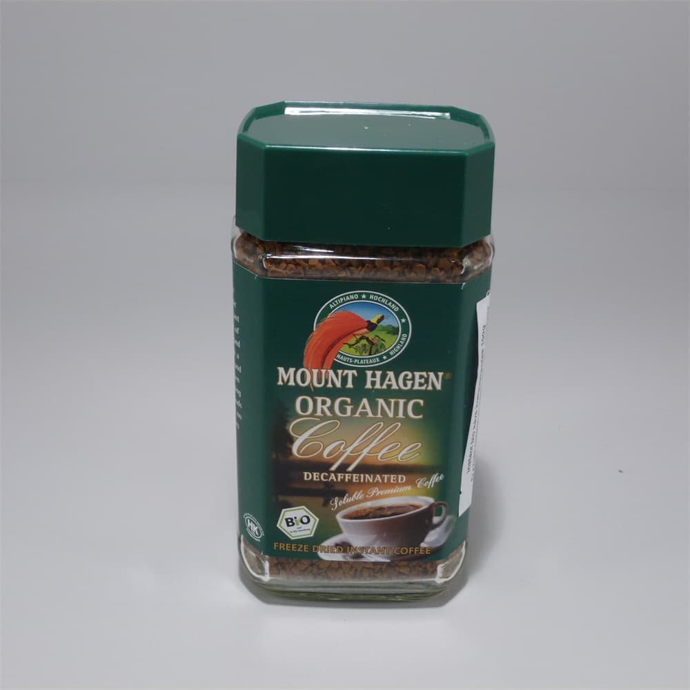 Mount Hagen bio instant káva bez kofeínu 100 g