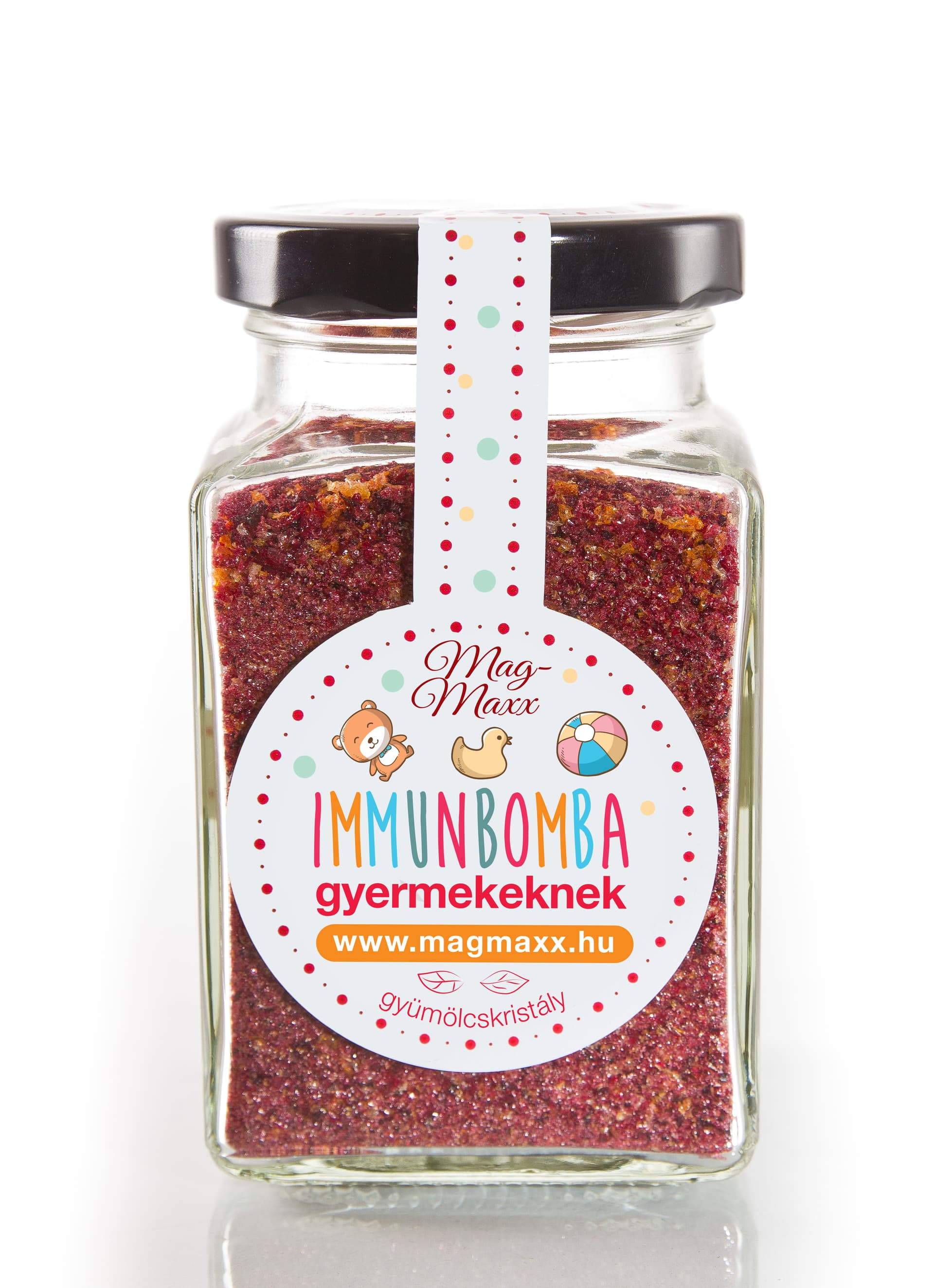 Mag-Maxx Ovocné kryštály na imunitu pre deti 90 g - 86206