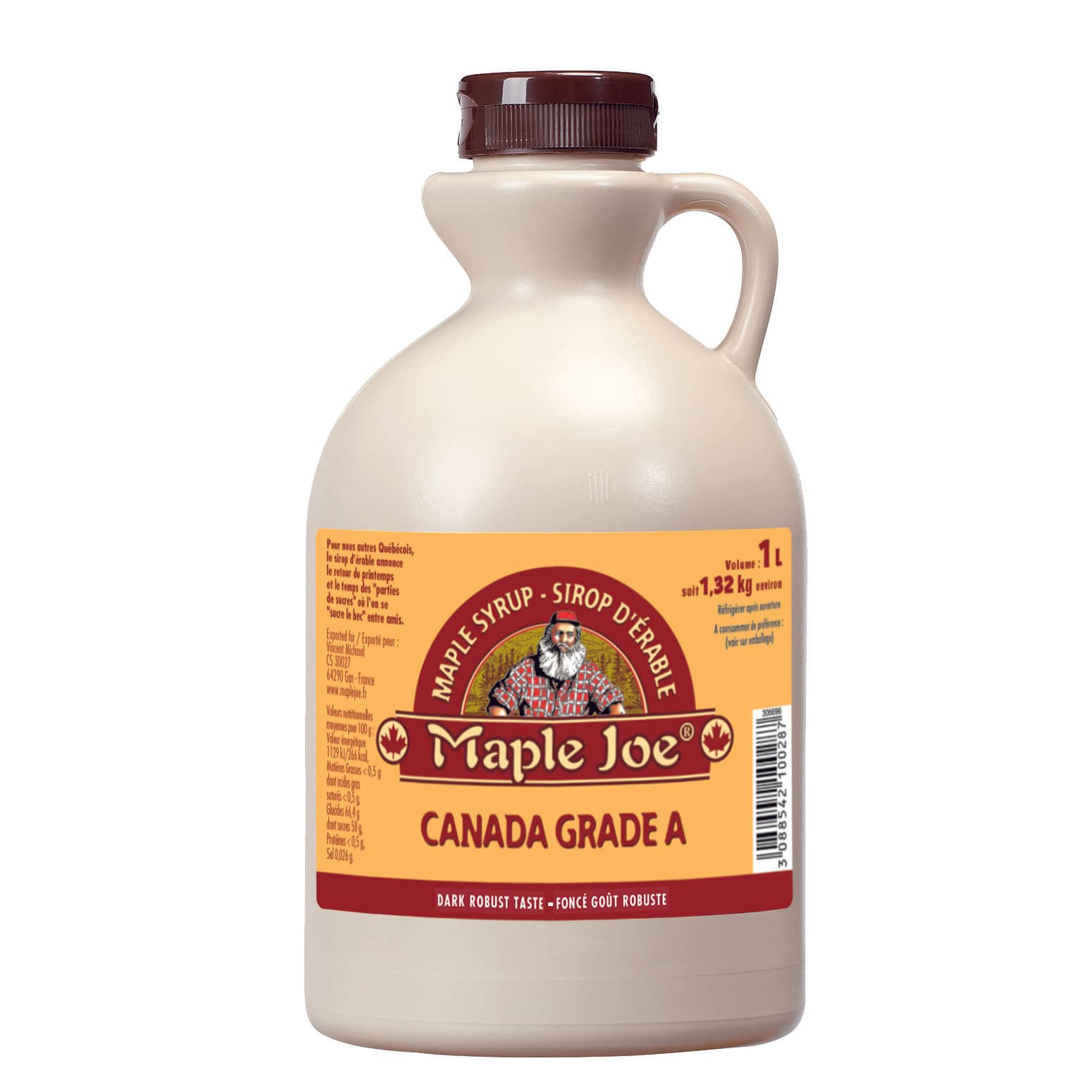 Maple Joe kanadský javorový sirup tmavý robustná chuť 1320 g