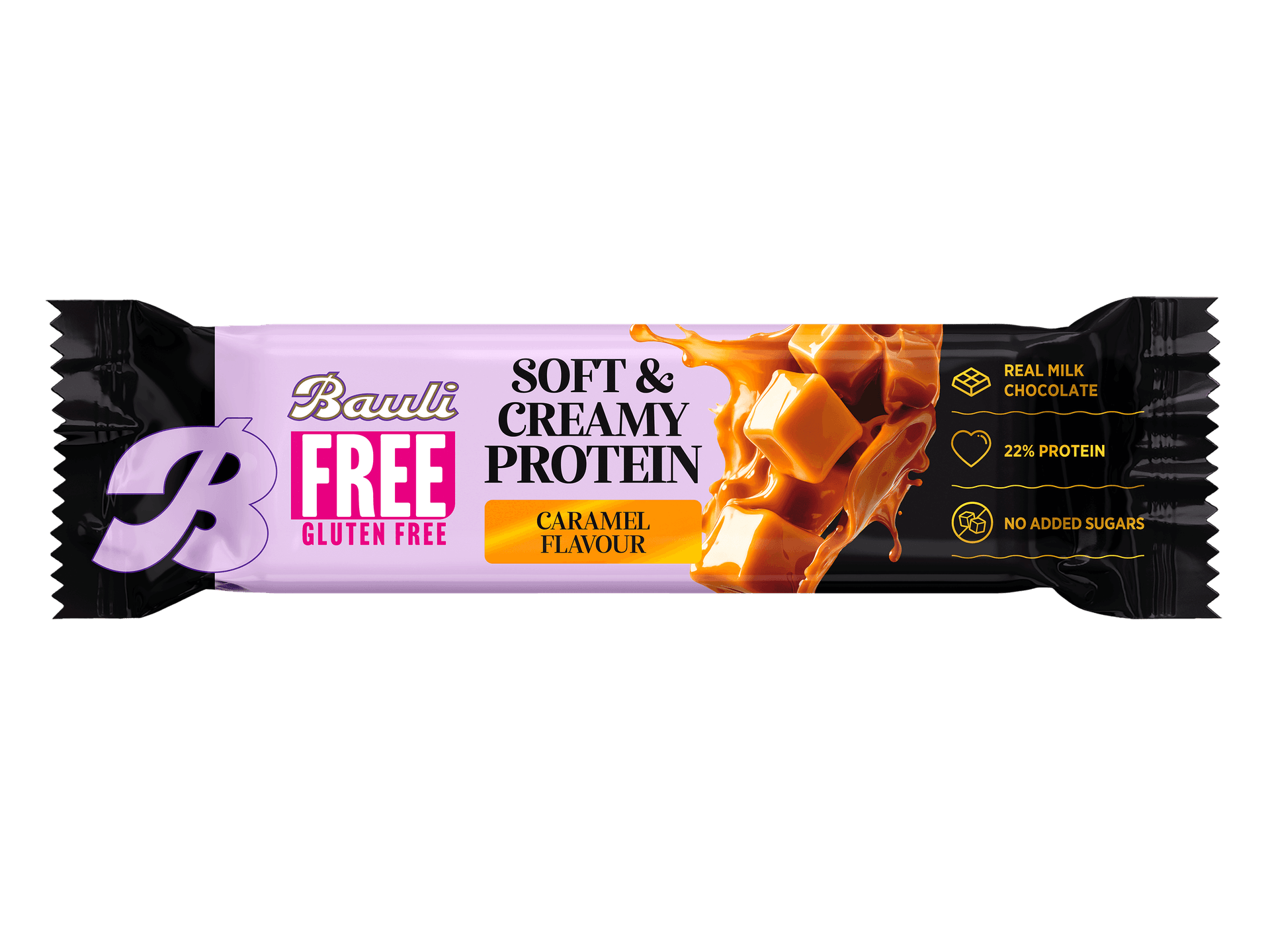 Max Sport bezlepková soft creamy karamelová tyčinka 45 g