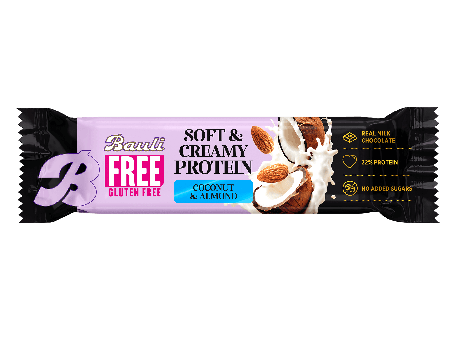 Max Sport bezlepková soft creamy kokosová a mandľová tyčinka 45 g