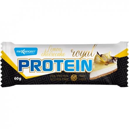 Max Sport Royal Protein Bar s príchuťou citrónového cheesecaku 60 g