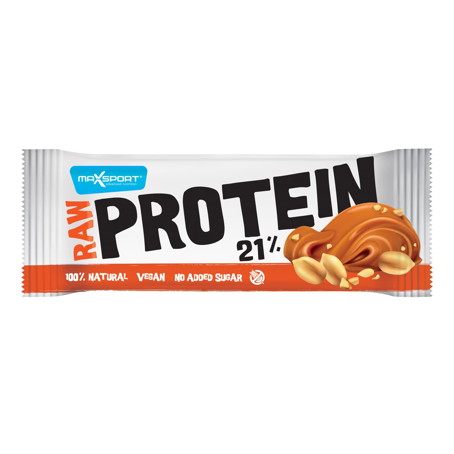 Maxsport Raw Proteínová tyčinka arašidy 50 g