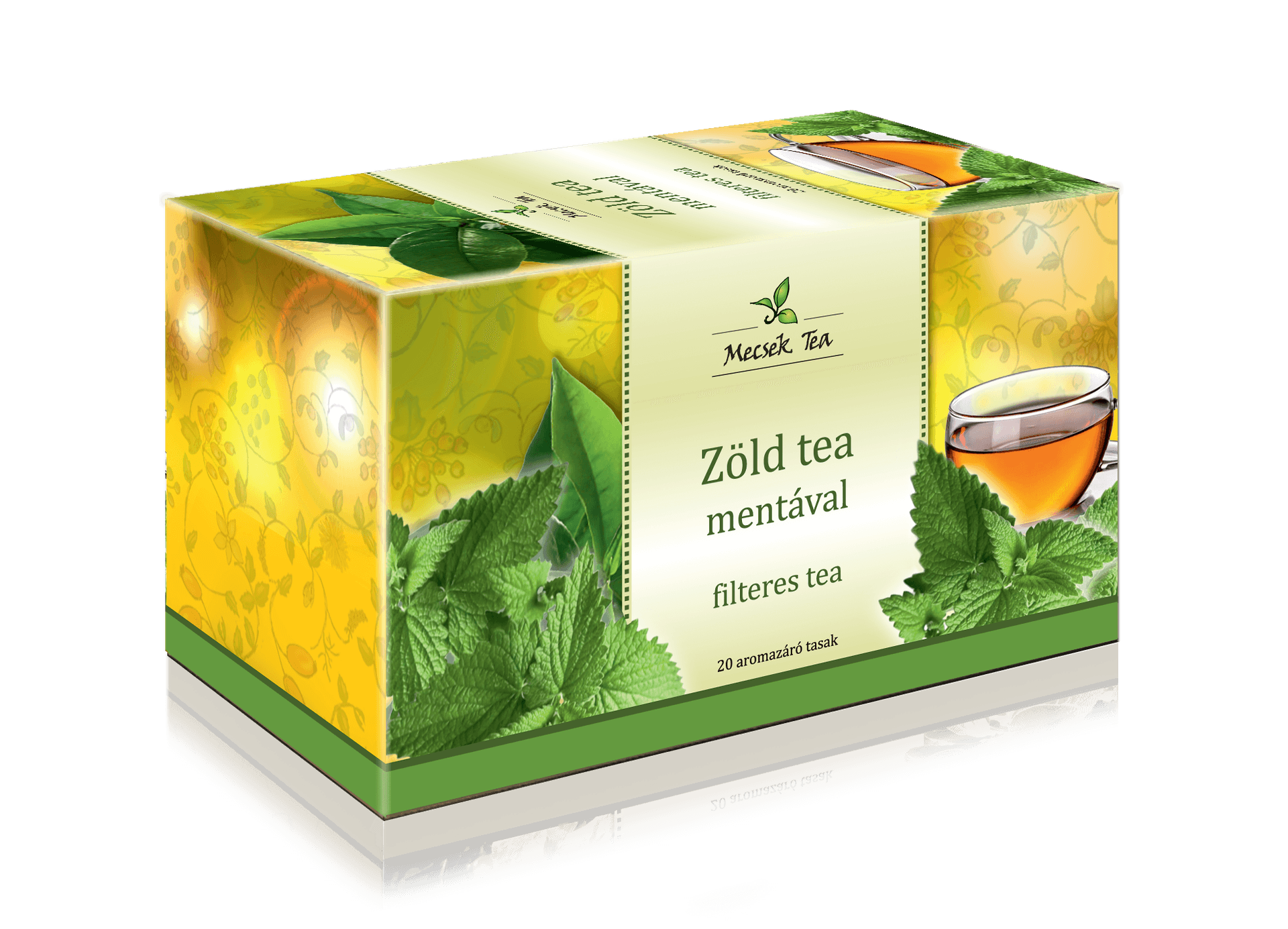 Mecsek zelený čaj s mätou 40 g - 87416