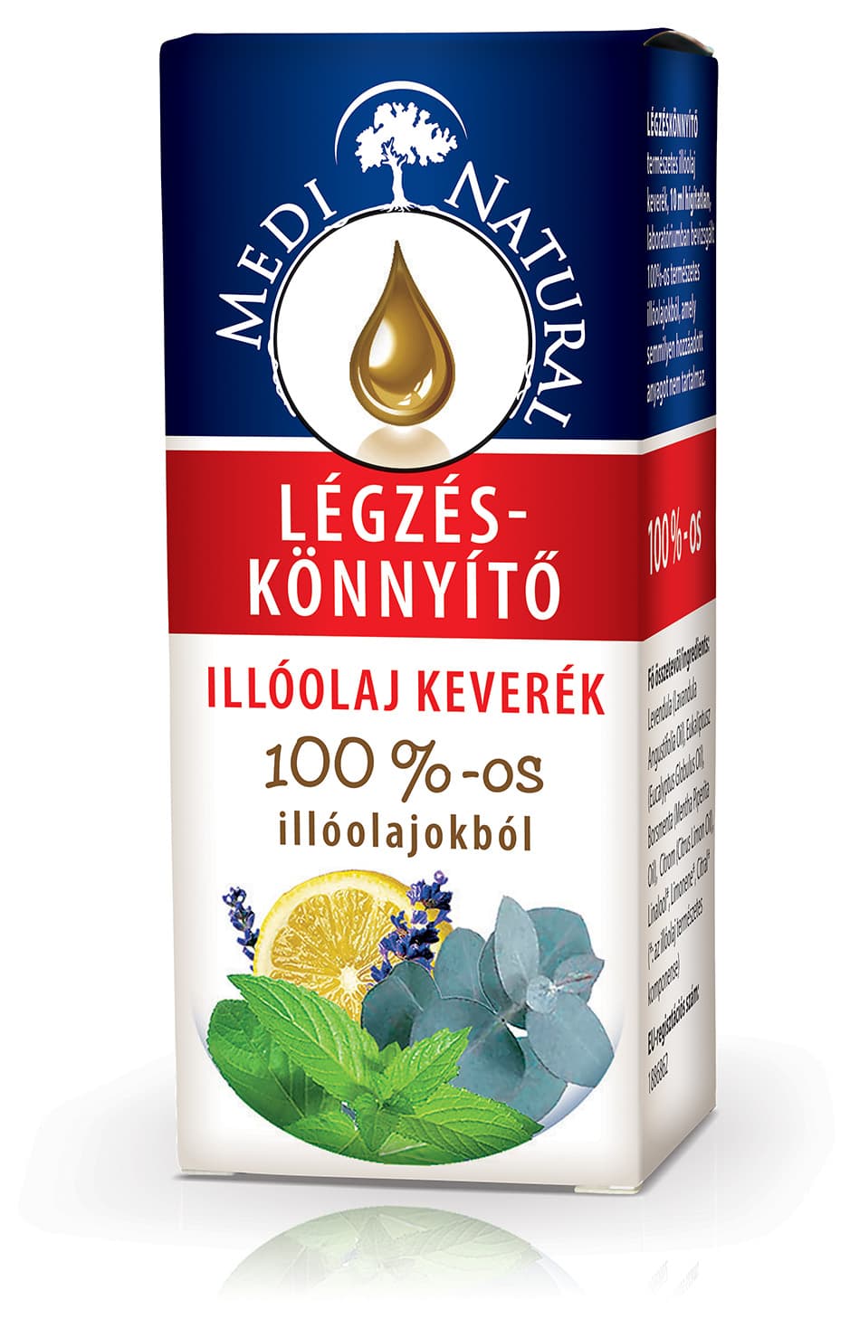 Medinatural osviežujúca zmes esenciálnych olejov pre ľahšie dýchanie 10 ml - 27900