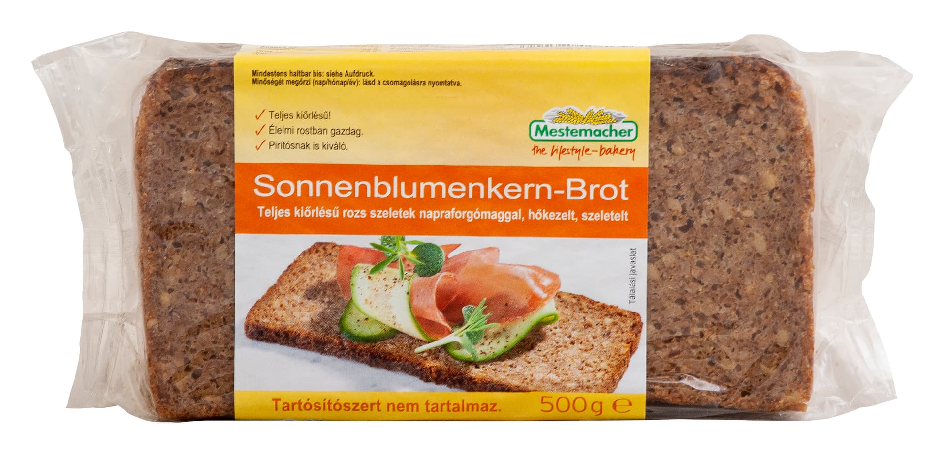 Mestemacher Benus chlieb so slnečnicovými semienkami 500 g