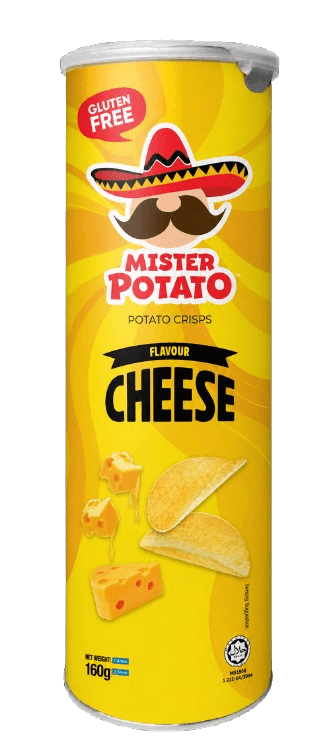 Mister Potato bezlepkové chipsy syrové 160 g