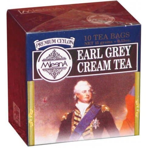 Mlesna earl grey krém filterový čierny čaj 10x1,5g 10 ks